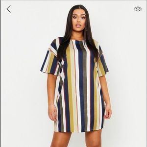 Plus size oversized tshirt dress
